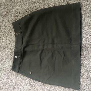 H&M Dark Green A-Line Skirt